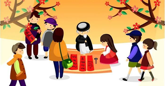 Hình ảnh minh họa (Nguồn từ internet) - minh họa hình ảnh về sự cô đơn và nỗi buồn của ông đồ, một phần không thể thiếu trong văn hóa Tết truyền thống Việt Nam.