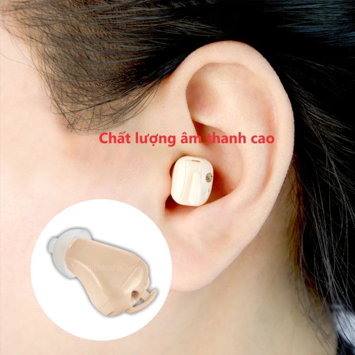 Máy trợ thính siêu nhỏ lỗ tai Mimitakara DP-6SY5 - ảnh 1, thiết kế tiện lợi, dễ sử dụng, mang lại trải nghiệm âm thanh tự nhiên và rõ ràng.