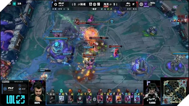 Dù bị FlyQuest bám đuổi quyết liệt, AL vẫn chứng minh đẳng cấp vượt trội của đại diện LPL