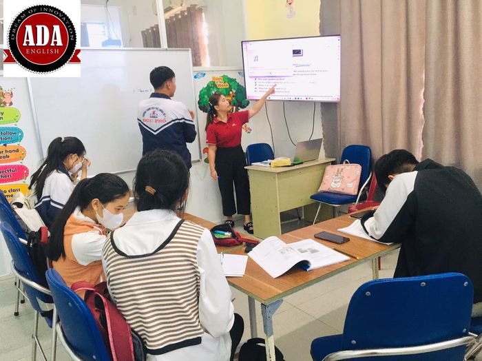 Không gian học tập hiện đại tại Trung tâm Ngoại ngữ ADA Đức Phổ
