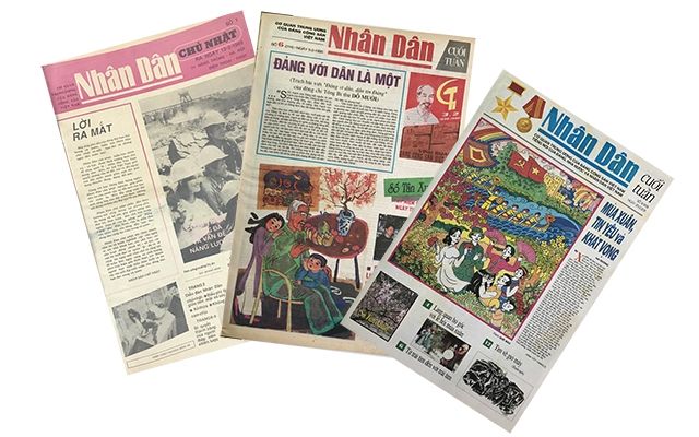 Hình ảnh tòa soạn Báo Nhân Dân - biểu tượng của báo chí cách mạng