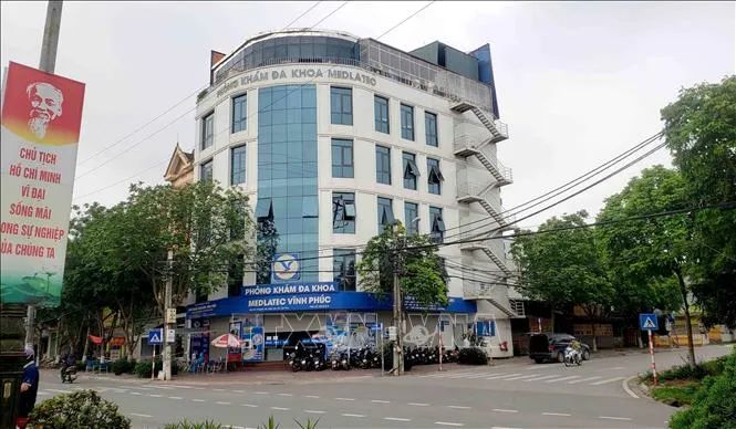 Hình ảnh không gian hiện đại tại Phòng khám Đa khoa MEDLATEC Vĩnh Phúc