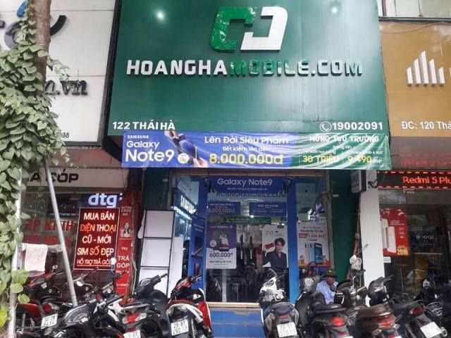 Không gian trưng bày hiện đại tại Hoàng Hà Mobile
