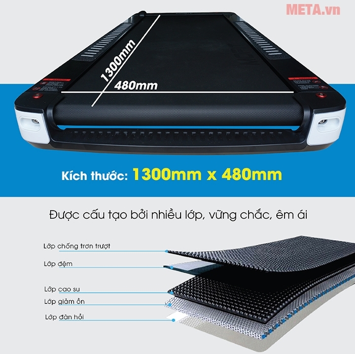 Máy chạy bộ điện cao cấp Mofit PRO900
