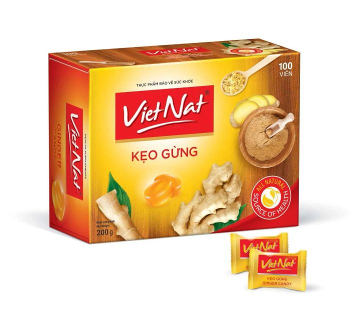 Bộ sưu tập hình ảnh Kẹo gừng Vietnat đa dạng