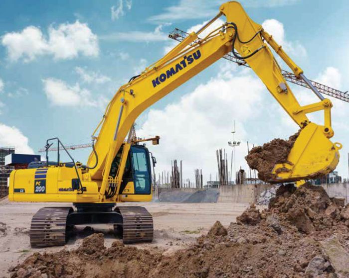 Hình ảnh chi tiết máy xúc đào Komatsu - Cận cảnh thiết kế ưu việt