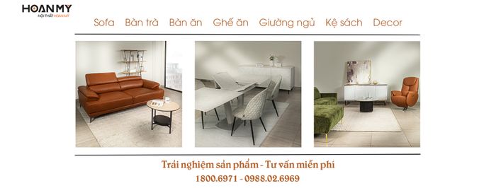 Không gian trưng bày sang trọng tại Nội Thất Hoàn Mỹ