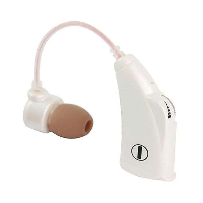 Máy trợ thính siêu nhỏ vành tai Mimitakara DP-6B7 - ảnh 2, với kiểu dáng nhỏ gọn, dễ dàng đeo vào vành tai, mang lại chất lượng âm thanh chân thực và thoải mái khi sử dụng.