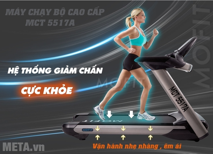 Máy chạy bộ điện Mofit MCT-5517A