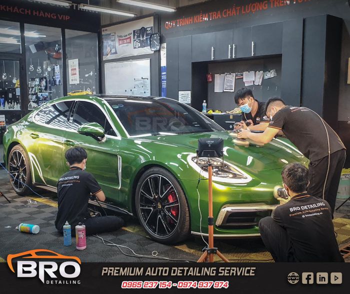 Không gian làm việc chuyên nghiệp tại Bro Detailing