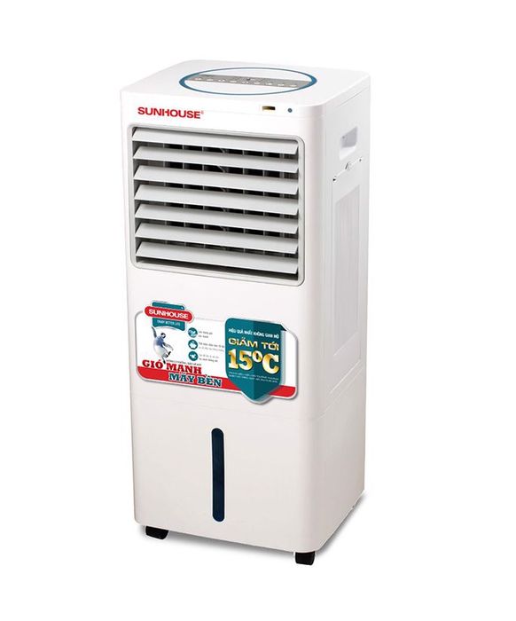 Hình ảnh chân thực quạt điều hòa Sunhouse - Thiết kế hiện đại, chất lượng vượt trội