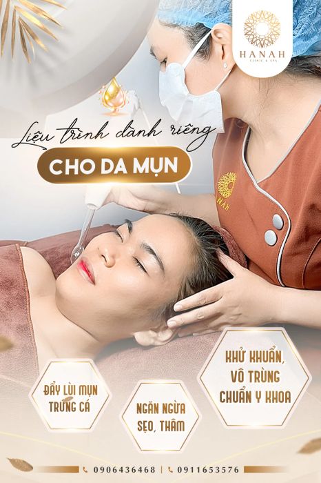 Hanah Clinic - Spa - Hình ảnh thực tế quy trình chăm sóc da chuyên nghiệp