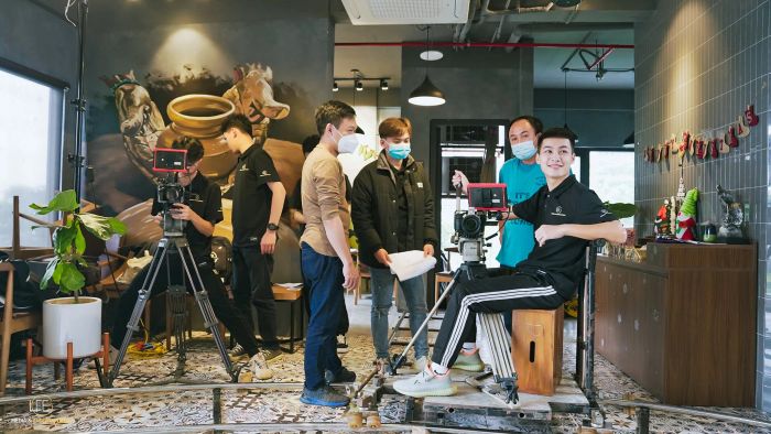 Hình ảnh trường quay hiện đại tại Lee.G Media