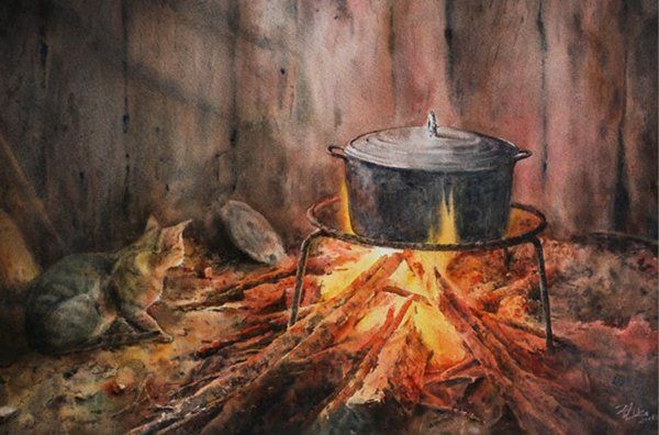 Hình ảnh minh họa số 1 - Bếp lửa ấm tình bà cháu