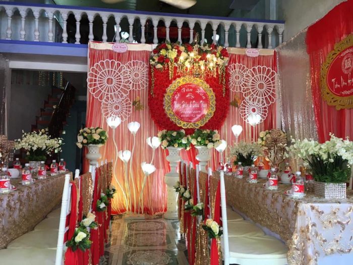 Không gian cưới tinh tế được thiết kế bởi Bích Huyền Wedding