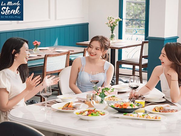 Le Monde Steak ảnh 2 - Góc nhìn nghệ thuật khắc họa tinh hoa ẩm thực, nơi từng lát thịt bò trở thành kiệt tác ẩm thực đầy quyến rũ.