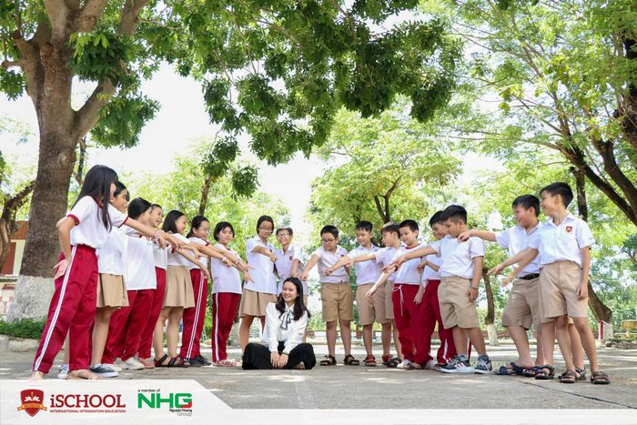 Khuôn viên xanh mát và cơ sở vật chất hiện đại tại iSchool Quy Nhơn