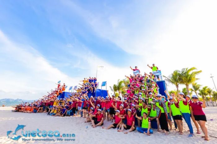 Khoảnh khắc gắn kết đội ngũ qua các hoạt động team building của Vietsea
