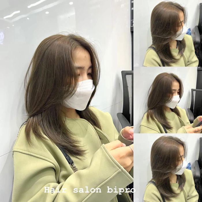 Không gian hiện đại và các mẫu tóc layer đẹp tại Hair Salon Bi Pro