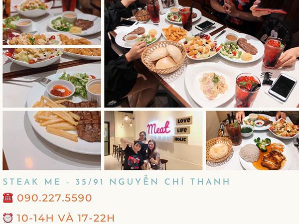 STEAK ME HÀ NỘI ảnh 1 - Góc nhìn đầu tiên về thiên đường ẩm thực với không gian hiện đại, nơi ánh đèn vàng ấm áp điểm tô cho những bữa tiệc bò bít tết thượng hạng.