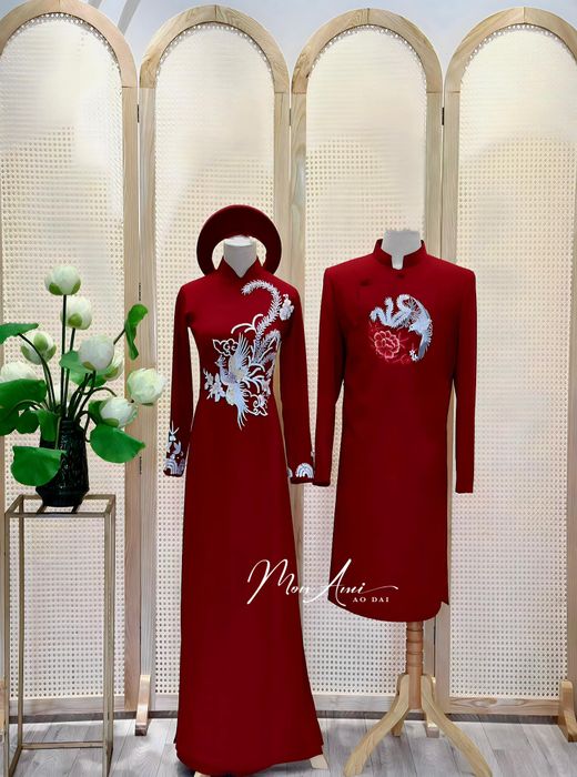 Không gian trưng bày sang trọng tại Áo Dài Mon Ami