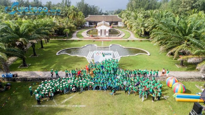 Hình ảnh hoạt động team building của Vietsea International