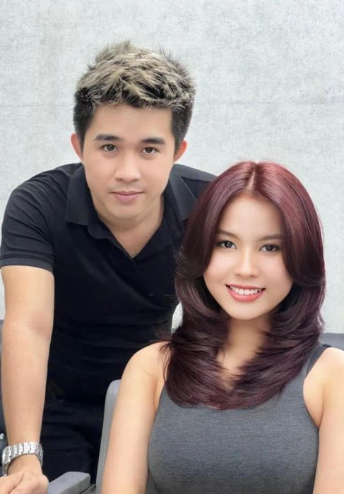 Không gian sang trọng và các mẫu tóc layer đẹp tại Salon Nguyễn Giang