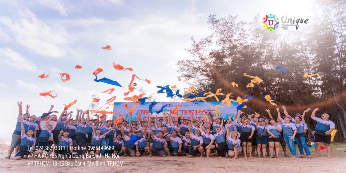 Những khoảnh khắc đáng nhớ trong chương trình team building của Unique Teambuilding