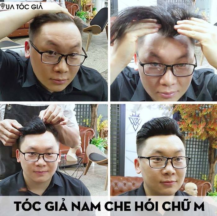 Bộ sưu tập tóc giả nam đa phong cách từ Vua Tóc Giả