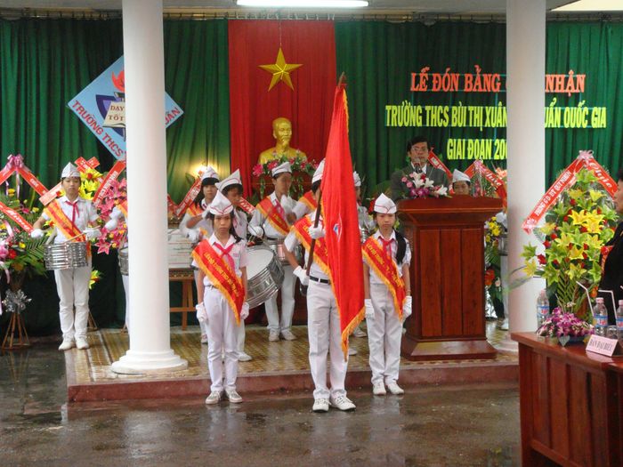 Hình ảnh đẹp về ngôi trường THCS Bùi Thị Xuân - nơi ươm mầm tri thức