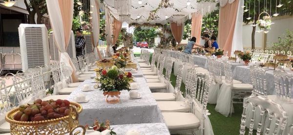 Hình ảnh phông cưới tinh tế với phong cách riêng từ Rạp cưới Thanh Thanh