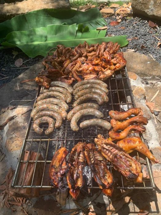 Khu vực lều nghỉ ấm cúng tại Lâu Đài Yến