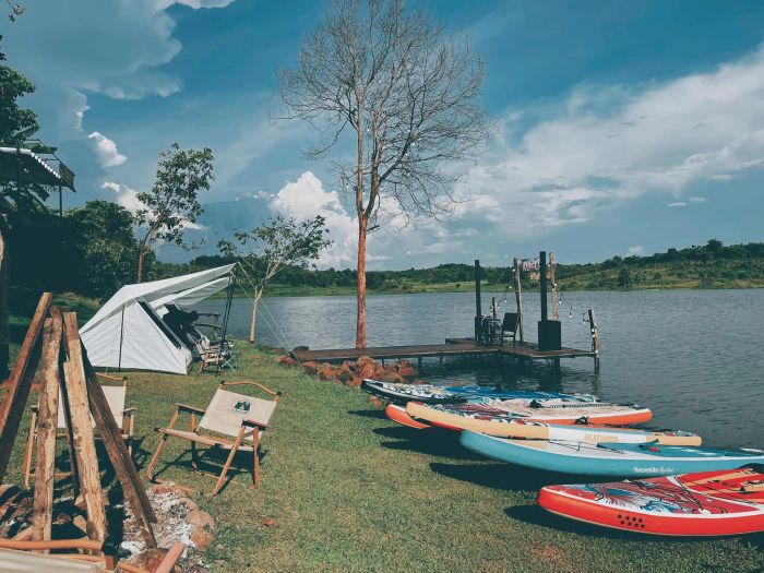 Không gian xanh mát tại K'Bin Camp
