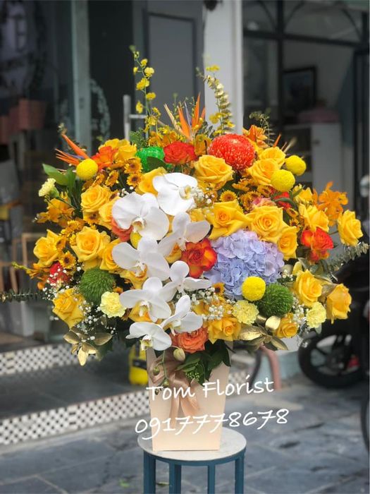 Không gian sáng tạo đầy cảm hứng tại Tom Florist