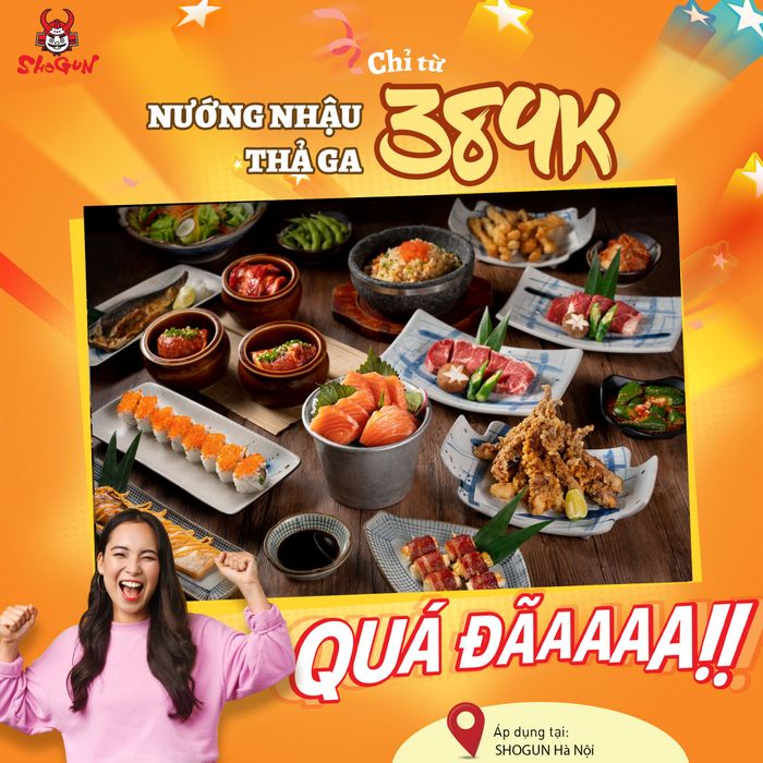 Bữa tiệc nướng Nhật Bản đích thực tại Shogun - Hương vị khó quên