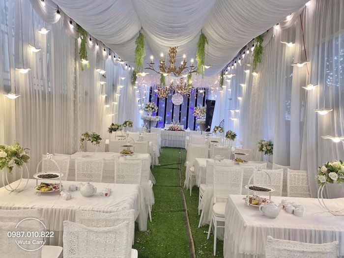 Hình ảnh không gian tiệc cưới đẳng cấp bởi Núi Quế Event Decoration