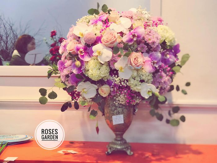 Vườn hồng rực rỡ sắc màu tại Roses Garden