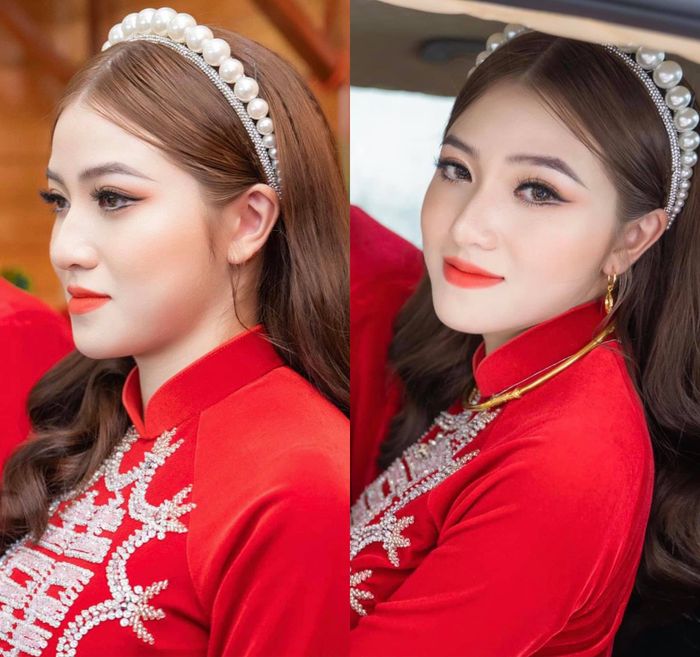Khoảnh khắc rạng ngời của cô dâu qua bàn tay Hiền Thu MakeUp