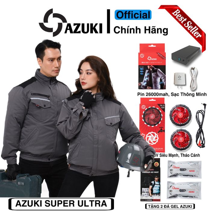 Hình ảnh thực tế Áo Điều Hòa AZUKI - Phiên bản Super V2