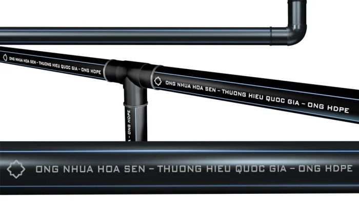 Ống nhựa HDPE Hoa Sen - Đẳng cấp và bền bỉ