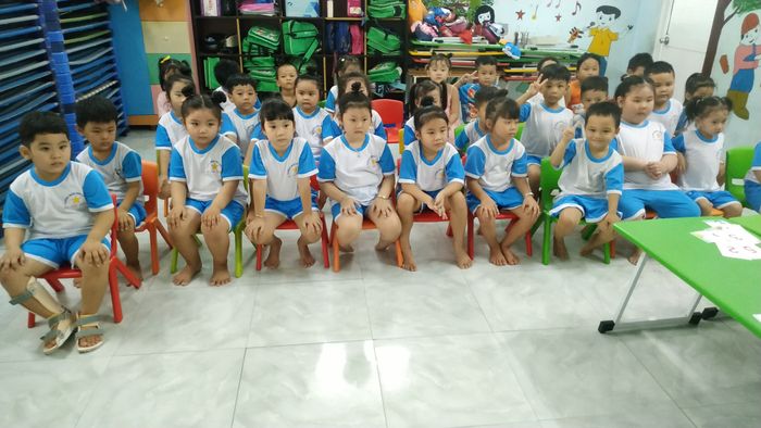 Khoảnh khắc vui chơi đáng yêu của bé tại Trường Mầm non Sao Mai