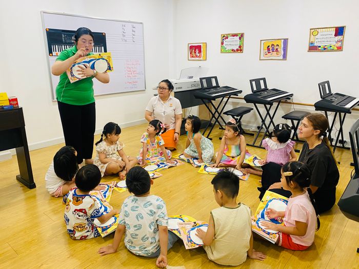 Hình ảnh không gian học tập tại Trường mầm non Chuồn Chuồn Kim