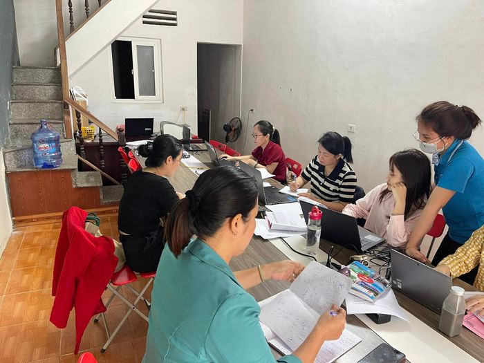 Hình ảnh lớp học thực hành tại Kế Toán Hương Giang