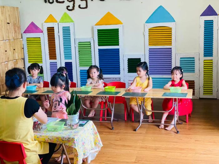 Không gian học tập đầy cảm hứng tại Mầm non Akina
