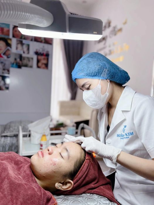 Không gian sang trọng tại Hoàng Kim Beauty & Spa