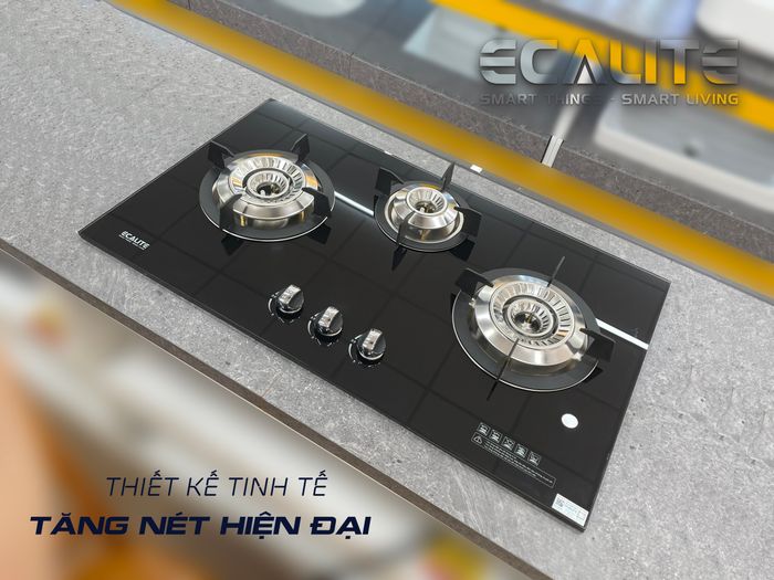 Hình ảnh bếp gas Ecalite với thiết kế hiện đại