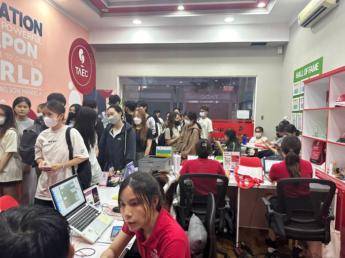 Không gian học tập hiện đại tại trung tâm (Nguồn: TOEIC IELTS Thầy Tuấn Anh)