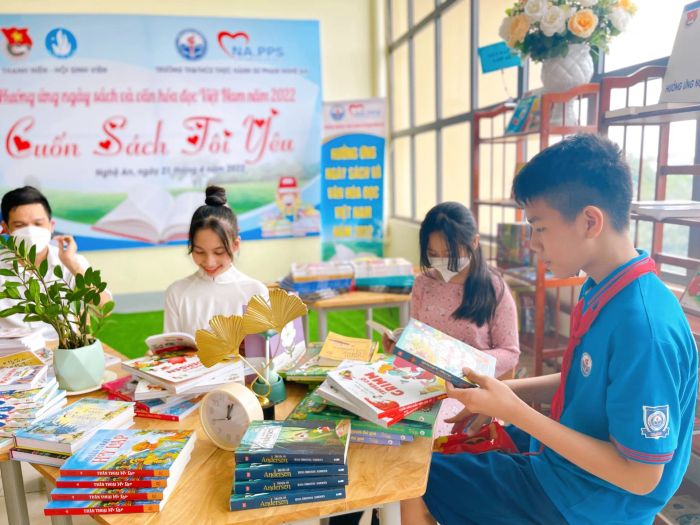 Góc học tập sáng tạo tại Trường Tiểu học và THCS THSP Nghệ An