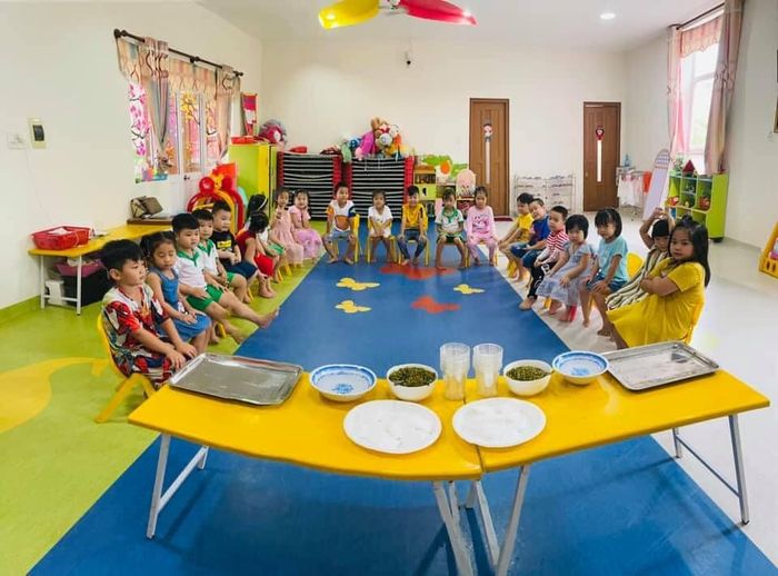 Hoạt động vui chơi sáng tạo của bé tại Trường Mầm Non Thành Danh