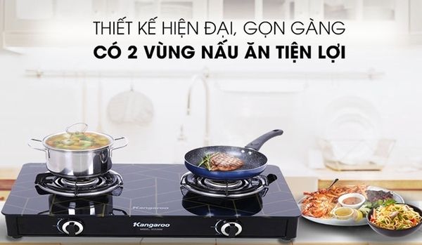 Hình ảnh bếp gas Kangaroo phiên bản mới nhất